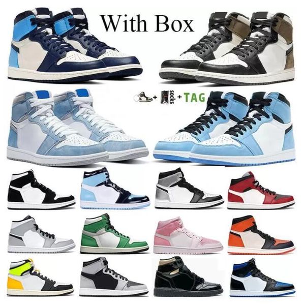 mens jumpman 1 high og jorden basketball shoes 1s university blue electro orange dark mocha bred shadow unc twist men women sneakers trainer
mens jumpman 1 high og jorden basketball shoes 1s university blue electro orange dark mocha bred shadow unc twist men women sneakers trainer