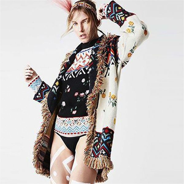 2021 new long sleeve sweater overcoat cardigan for women vintage jacquard cashmere wool warm winter outwear jacket jumpers xcu5, White;black
2021 new long sleeve sweater overcoat cardigan for women vintage jacquard cashmere wool warm winter outwear jacket jumpers xcu5, White;black