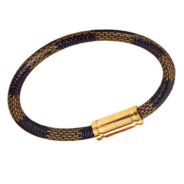 lvjia titanium steel fashion simple couple magnet buckle black leather rope bracelet diy length, Golden;silver
lvjia titanium steel fashion simple couple magnet buckle black leather rope bracelet diy length, Golden;silver