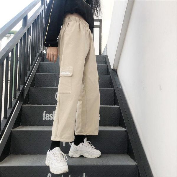 women's pants & capris style bf casual cargo women hip hop side pockets straight swear female solid high waist womens streetwear, Black;white
women's pants & capris style bf casual cargo women hip hop side pockets straight swear female solid high waist womens streetwear, Black;white