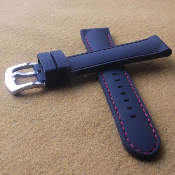 watch bands watchband straight ends black with red stitch line accessories for sport wristwatches waterproof soft 20mm thick durable, Black;brown
watch bands watchband straight ends black with red stitch line accessories for sport wristwatches waterproof soft 20mm thick durable, Black;brown