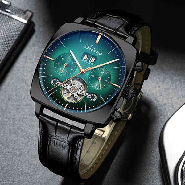 watch ailang 2021 men's automatic mechanical waterproof black technology luminous fashion, Slivery;brown
watch ailang 2021 men's automatic mechanical waterproof black technology luminous fashion, Slivery;brown
