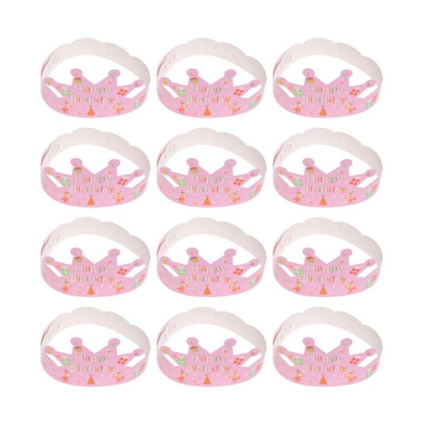 party hats 25pcs paper crown tiling birthday caps for kids and adults accessory
party hats 25pcs paper crown tiling birthday caps for kids and adults accessory