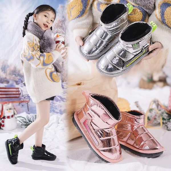 children' shoes new winter 2021 kids snow rubber boots for girls bright waterproof boot boys' cotton plush thick warm shoese, Black;grey
children' shoes new winter 2021 kids snow rubber boots for girls bright waterproof boot boys' cotton plush thick warm shoese, Black;grey