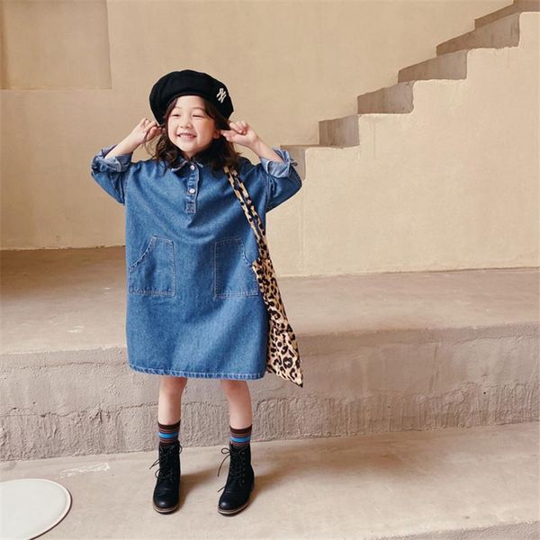 fashion oversized denim dresses for girl clothes kids loose dress baby girl casual dress children party costume, Red;yellow
fashion oversized denim dresses for girl clothes kids loose dress baby girl casual dress children party costume, Red;yellow