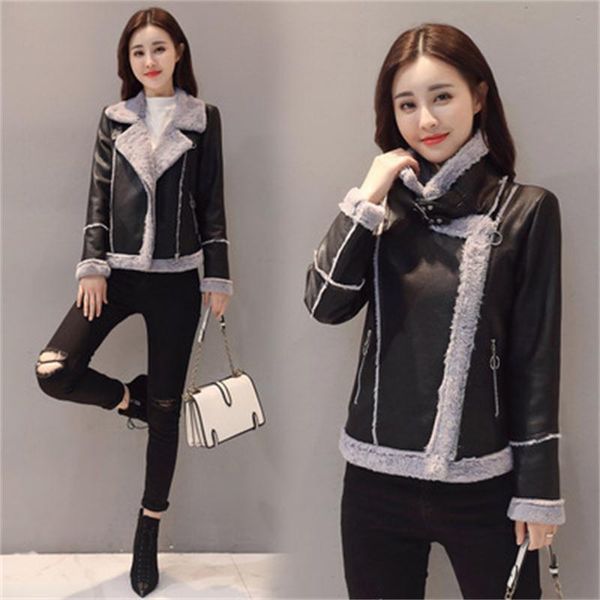 female way thicken velvet women's paragraph winter new tide plutonium short jacket 7xag, Black
female way thicken velvet women's paragraph winter new tide plutonium short jacket 7xag, Black