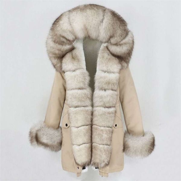 oftbuy fashion winter jacket women real fur coat natural real fur collar loose long parkas big fur outerwear detachable 210925, Black
oftbuy fashion winter jacket women real fur coat natural real fur collar loose long parkas big fur outerwear detachable 210925, Black