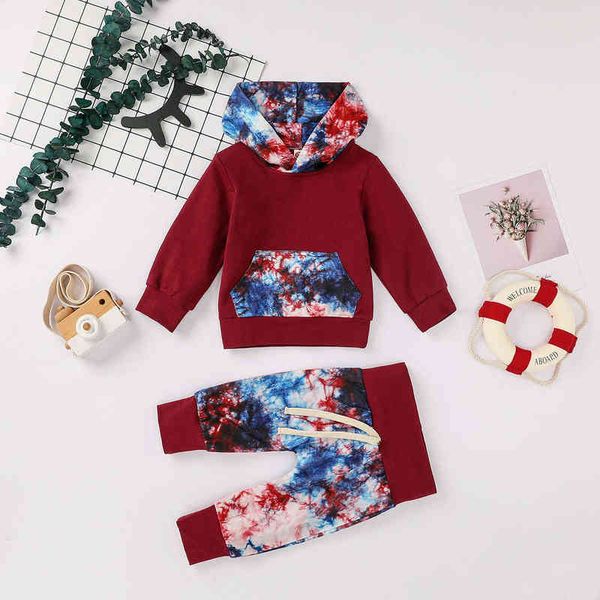 bear leader newborn baby girl clothes hooded sweatshirt tie-dye pants 2pcs outfit cotton baby tracksuit set infant boys clothes y220310, White
bear leader newborn baby girl clothes hooded sweatshirt tie-dye pants 2pcs outfit cotton baby tracksuit set infant boys clothes y220310, White