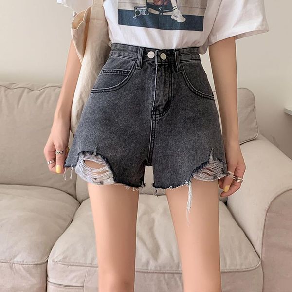 plus size pants summer 2021 fashion high waist hole denim shorts female loose 5xl women's casual buttons wide legs jeans, Black
plus size pants summer 2021 fashion high waist hole denim shorts female loose 5xl women's casual buttons wide legs jeans, Black
