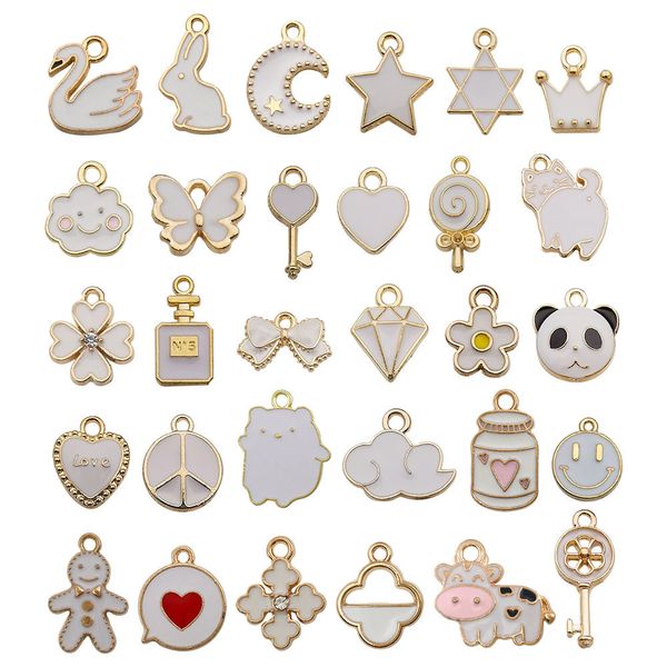 60pcs/lot mix gold plated white enamel heart butterfly diy charm fit european pendant pandora charms bracelet diy metal jewelry making, Bronze;silver
60pcs/lot mix gold plated white enamel heart butterfly diy charm fit european pendant pandora charms bracelet diy metal jewelry making, Bronze;silver