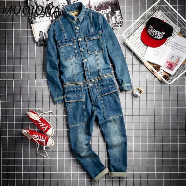 men's jeans autumn winter overall jumpsuit men long sleeve pants hiphop punk street fashion harajuku romper coverallls work clothing, Blue
men's jeans autumn winter overall jumpsuit men long sleeve pants hiphop punk street fashion harajuku romper coverallls work clothing, Blue