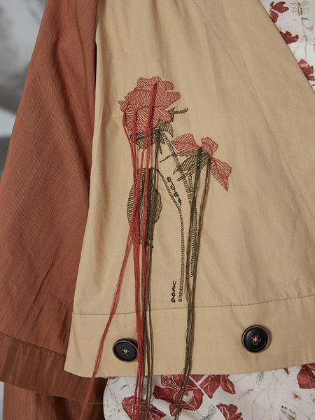 women's trench coats original designer 2021 autumn multi-function pleated texture literary temperament windbreaker jacket, Tan;black
women's trench coats original designer 2021 autumn multi-function pleated texture literary temperament windbreaker jacket, Tan;black