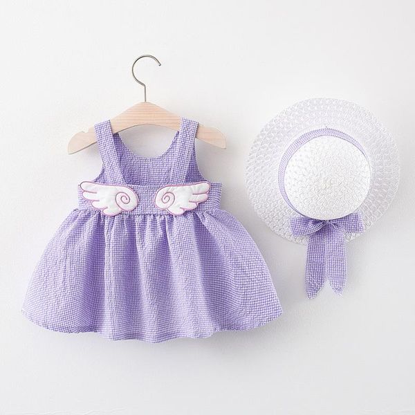 girl's dresses 2piece summer outfit born baby girl clothes korean cute plaid sleeveless cotton princess dress+sunhat toddler, Red;yellow
girl's dresses 2piece summer outfit born baby girl clothes korean cute plaid sleeveless cotton princess dress+sunhat toddler, Red;yellow