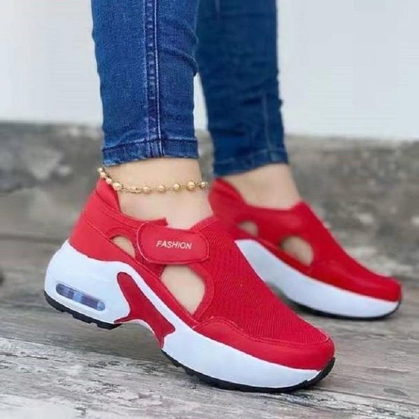 sandals summer women casual solid fashion breathable mesh platform wedge heel hook&loop non slip concise shoes ladies whosale, Black
sandals summer women casual solid fashion breathable mesh platform wedge heel hook&loop non slip concise shoes ladies whosale, Black
