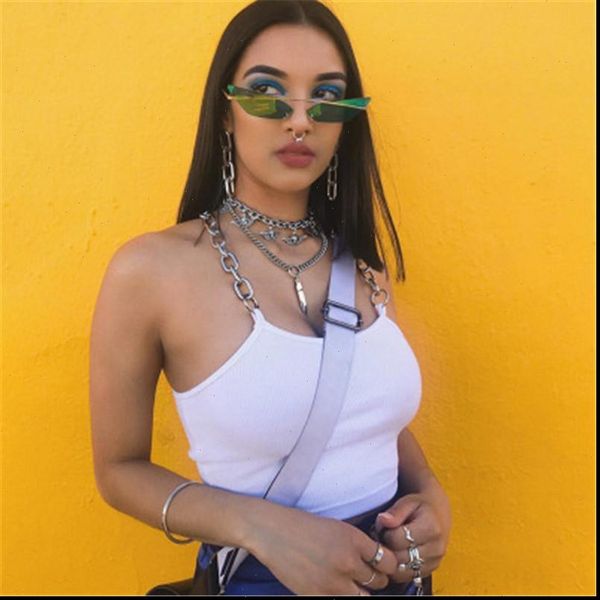 tank summer chain sleeveless women crop casual tank fashion strappy vest dropshipping, White
tank summer chain sleeveless women crop casual tank fashion strappy vest dropshipping, White