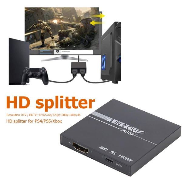 audio cables & connectors -compatible splitter stripper 1 in 2 out hd video adapter for ps4 ps5 xbox
audio cables & connectors -compatible splitter stripper 1 in 2 out hd video adapter for ps4 ps5 xbox