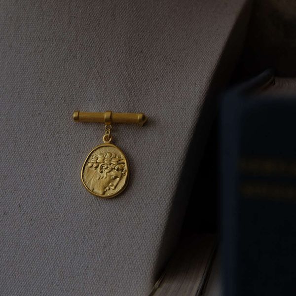 hbp fashion french baroque brooch women's sub gold head pendant, pin, button, versatile fixed clothing neckline accessories, Silver
hbp fashion french baroque brooch women's sub gold head pendant, pin, button, versatile fixed clothing neckline accessories, Silver