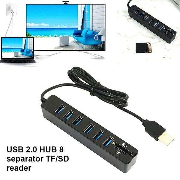 hubs 10/90cm usb 2.0 hub tf sd card reader 3 ports 6 adapter splitter 480 gbps for computer lapdeskpc
hubs 10/90cm usb 2.0 hub tf sd card reader 3 ports 6 adapter splitter 480 gbps for computer lapdeskpc
