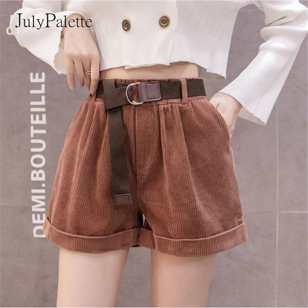 corduroy rolled wide-leg for women korean retro elastic waist casual pants with belt loose a line shorts femme, White;black
corduroy rolled wide-leg for women korean retro elastic waist casual pants with belt loose a line shorts femme, White;black