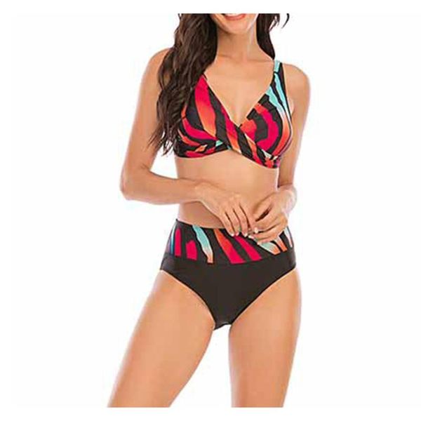 women's swimwear 2021 bikinis black swimming suit for women color stripe print swimsuit padded push-up bikini set summer beachwear, White;black
women's swimwear 2021 bikinis black swimming suit for women color stripe print swimsuit padded push-up bikini set summer beachwear, White;black