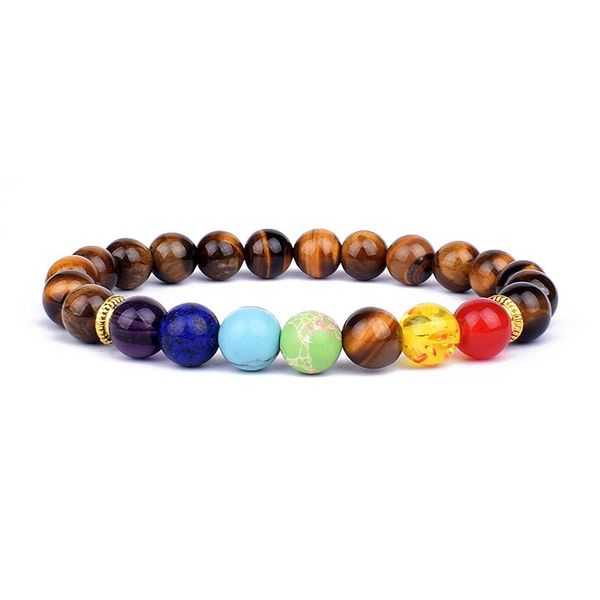beaded, strands fashion 7 chakra bracelet for women men balance buddha reiki prayer tiger eyes black natural stone beads yoga bracelets jewe
beaded, strands fashion 7 chakra bracelet for women men balance buddha reiki prayer tiger eyes black natural stone beads yoga bracelets jewe