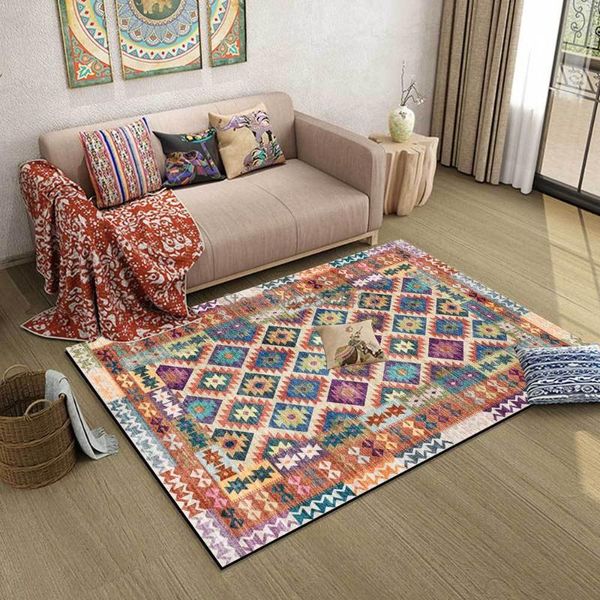 carpets geometric ethnic style orange frame color diamond lattice living room bedroom bedside carpet floor mat customization
carpets geometric ethnic style orange frame color diamond lattice living room bedroom bedside carpet floor mat customization