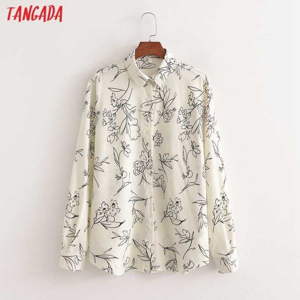 tangada women flowers print beige shirts long sleeve turn down collar elegant office ladies work wear blouses 1d234 210609, White
tangada women flowers print beige shirts long sleeve turn down collar elegant office ladies work wear blouses 1d234 210609, White
