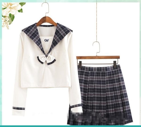 clothing sets 2021 korea sailor suit costumes anime cos japan academic school female student uniforms japanese uniform, White
clothing sets 2021 korea sailor suit costumes anime cos japan academic school female student uniforms japanese uniform, White
