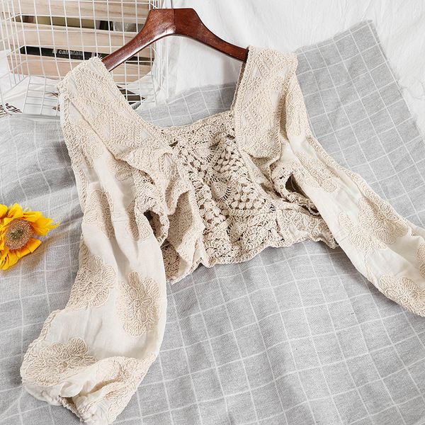 2021 New Spring Short Arrival Solid Mesh Color Long Sleeve Square Foreign Style Female Fashion Shrit Pm6z, White
2021 New Spring Short Arrival Solid Mesh Color Long Sleeve Square Foreign Style Female Fashion Shrit Pm6z, White