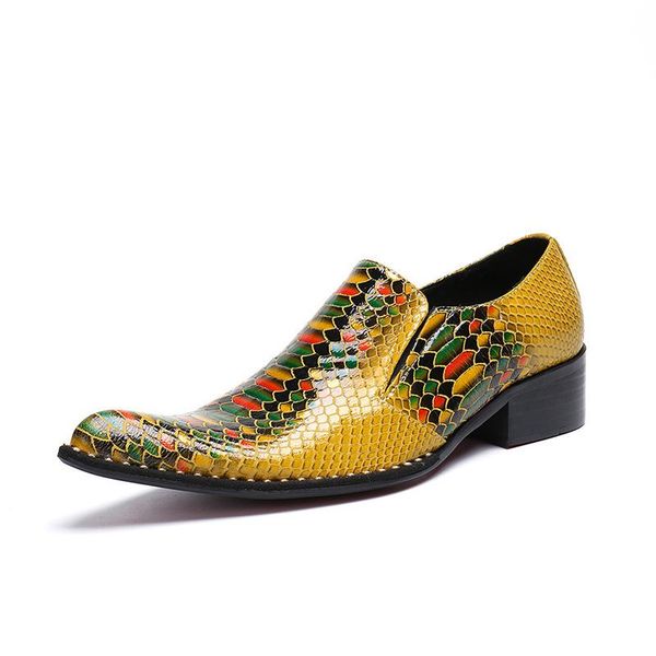 dress shoes snakeskin genuine leather handmade fashion british business suits men's wedding party oxford luxury design, Black
dress shoes snakeskin genuine leather handmade fashion british business suits men's wedding party oxford luxury design, Black
