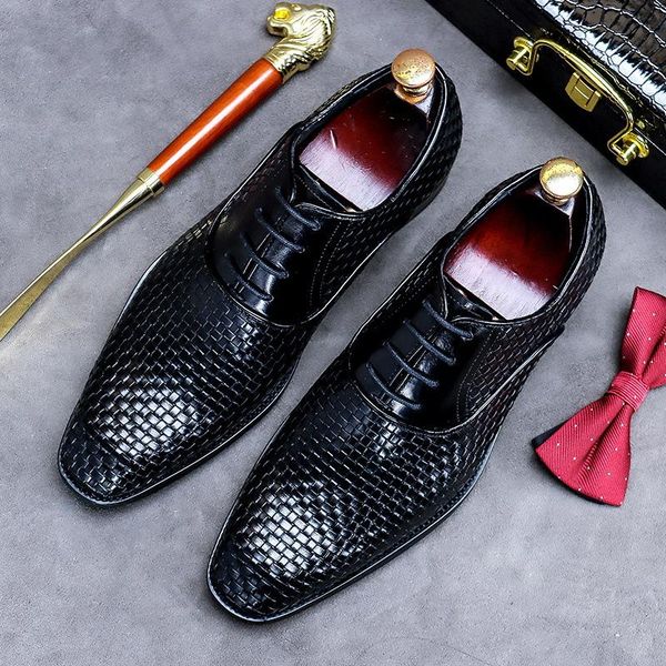 dress shoes luxury men black formal pointed toe fashion lace up knit business leisure office career zapatos for male 37-46 errfc
dress shoes luxury men black formal pointed toe fashion lace up knit business leisure office career zapatos for male 37-46 errfc
