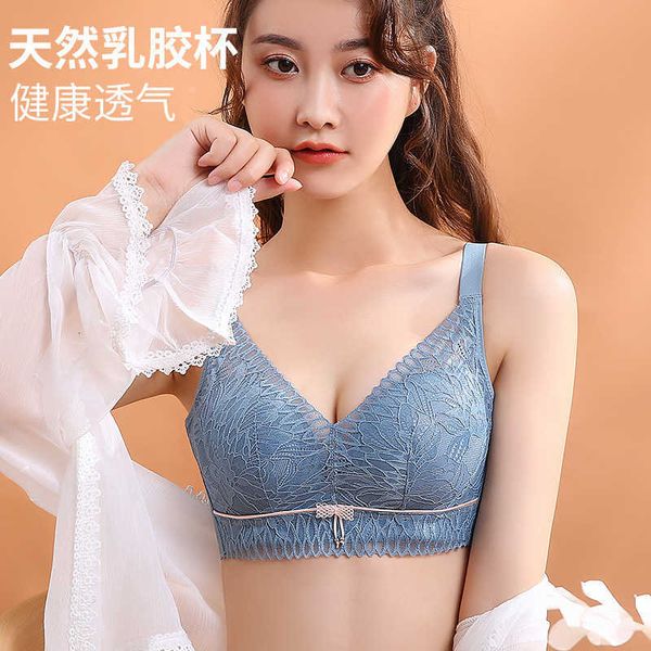 natural latex cup adjustable small gathered without steel ring bra women's underwear, Black;white
natural latex cup adjustable small gathered without steel ring bra women's underwear, Black;white