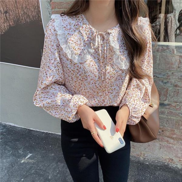 korean hollow out embroidery women shirts peter pan collar puff long sleeve floral spring autumn causal blusas, White
korean hollow out embroidery women shirts peter pan collar puff long sleeve floral spring autumn causal blusas, White