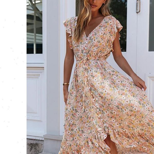 bohemian dress 2021 summer dress women casual ruffle petal sleeve floral sundress v neck femme robe beachwear femme robe, Black;gray
bohemian dress 2021 summer dress women casual ruffle petal sleeve floral sundress v neck femme robe beachwear femme robe, Black;gray