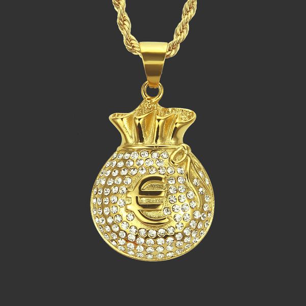 amulet neck pendants creative hiphop personalized three-dimensional symbol purse pendant necklace, Silver
amulet neck pendants creative hiphop personalized three-dimensional symbol purse pendant necklace, Silver