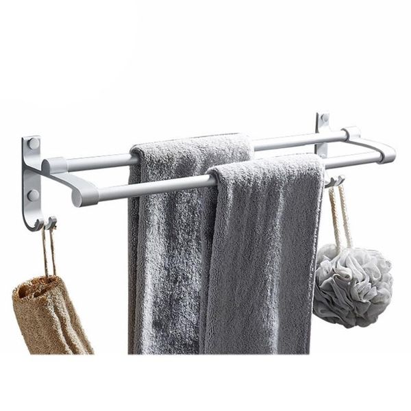 bathroom storage & organization 1pc double towel bar anti-rust aluminium alloy wall-mounted bath sponge holder rack for restroom
bathroom storage & organization 1pc double towel bar anti-rust aluminium alloy wall-mounted bath sponge holder rack for restroom