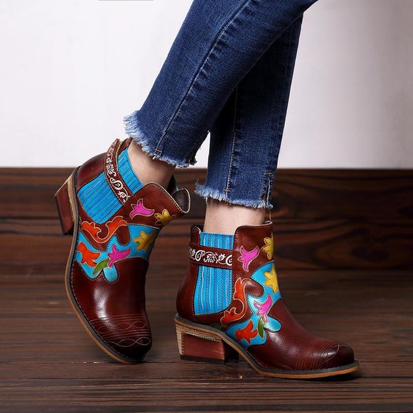 boots flower printed fall winter women elastic warm flock cloth ankle shoes woman fashion retro booties, Black
boots flower printed fall winter women elastic warm flock cloth ankle shoes woman fashion retro booties, Black