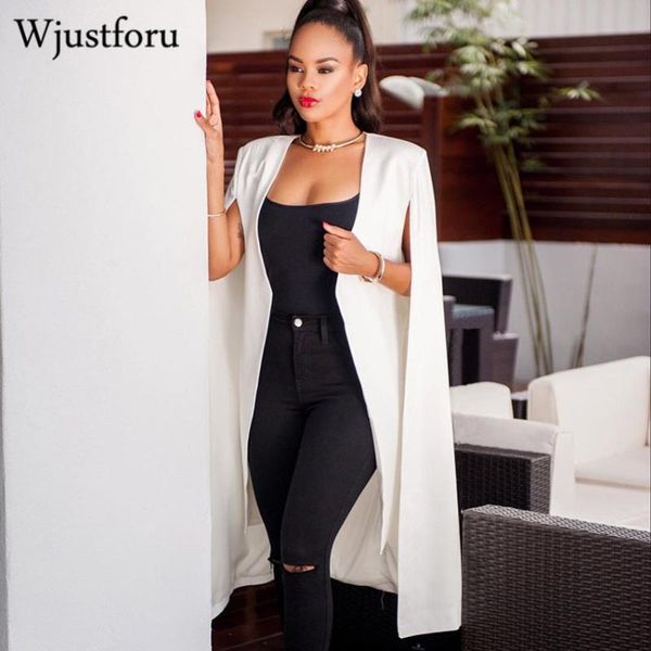 women's suits & blazers wjustforu blazer bodycon long suit coat women jackets for european style slim lapel white vestido, White;black
women's suits & blazers wjustforu blazer bodycon long suit coat women jackets for european style slim lapel white vestido, White;black