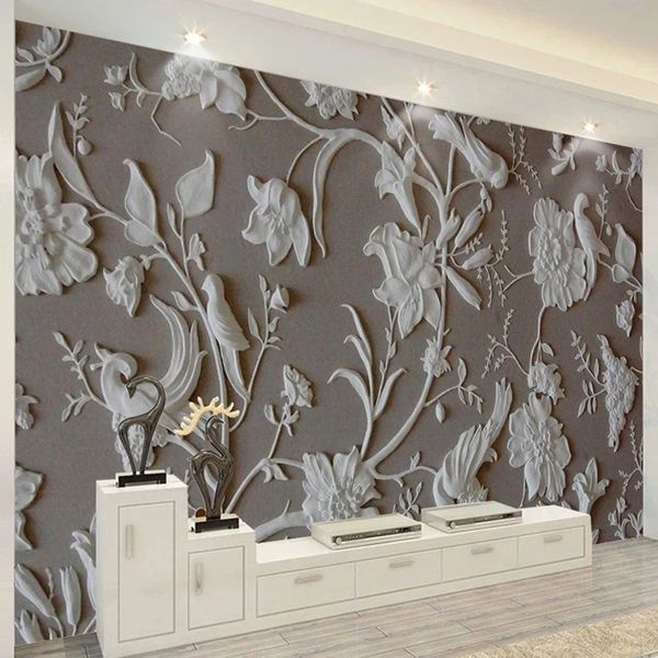 custom mural wallpaper 3d abstract embossed flowers birds bedroom living room background decor p waterproof
custom mural wallpaper 3d abstract embossed flowers birds bedroom living room background decor p waterproof