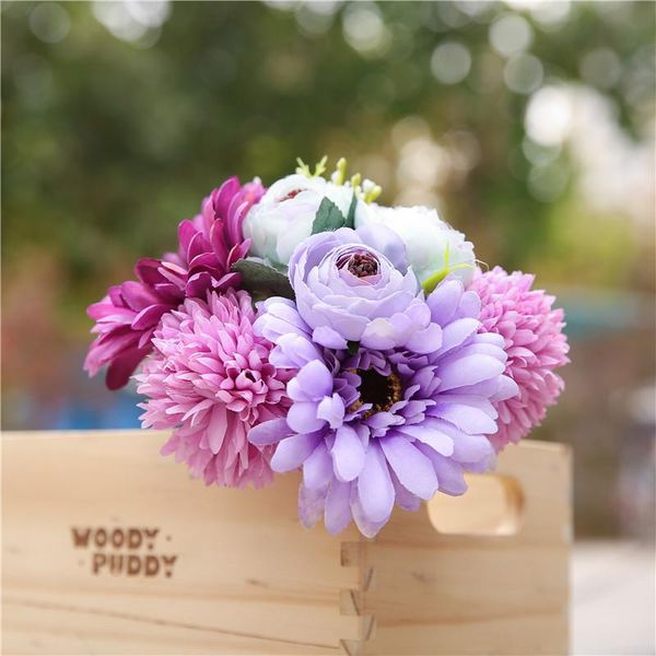 decorative flowers & wreaths silk artificial roses bouquet white big fake flower for home wedding decoration living room table
decorative flowers & wreaths silk artificial roses bouquet white big fake flower for home wedding decoration living room table