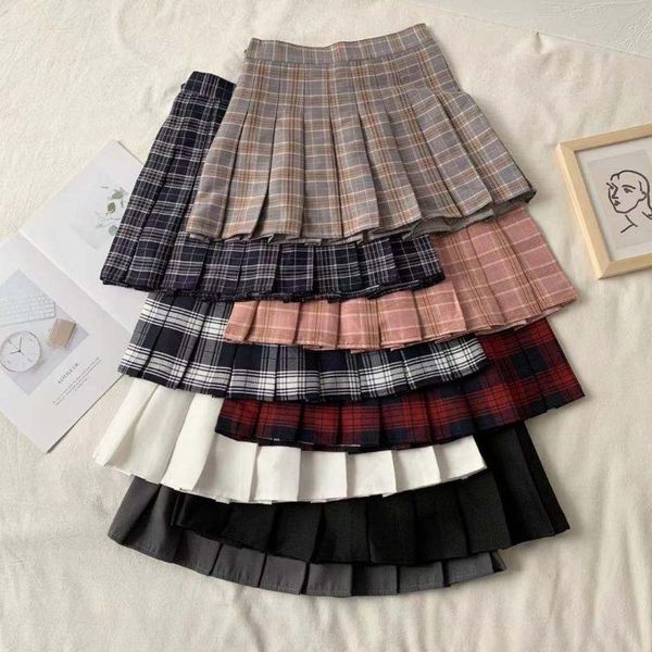 a-line high waist pleated skirt female japanese sweet style plaid mini skirts women clothing spring autumn new 2021 hipster ins, Black
a-line high waist pleated skirt female japanese sweet style plaid mini skirts women clothing spring autumn new 2021 hipster ins, Black