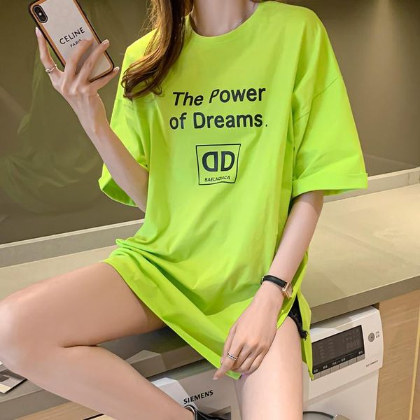 women's t-shirt summer women vogue split short sleeve tshirt clothes loose casual t shirt fashion harajuku streetwear oversized, White
women's t-shirt summer women vogue split short sleeve tshirt clothes loose casual t shirt fashion harajuku streetwear oversized, White