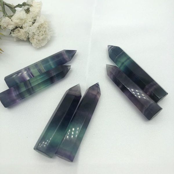 decorative objects & figurines natural fluorite quartz crystal rainbow point healing hexagonal stone wand decoration modern home decor
decorative objects & figurines natural fluorite quartz crystal rainbow point healing hexagonal stone wand decoration modern home decor
