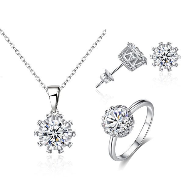 jewelry sets gu07 woman fashion romantic set snowflake necklace round ring zircon, Black
jewelry sets gu07 woman fashion romantic set snowflake necklace round ring zircon, Black