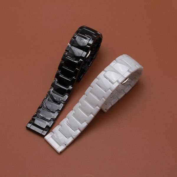 watch bands ceramic watchband bracelet 20mm 22mm white black band strap butterfly buckle wristband longer 19cm fit gear s3, Black;brown
watch bands ceramic watchband bracelet 20mm 22mm white black band strap butterfly buckle wristband longer 19cm fit gear s3, Black;brown