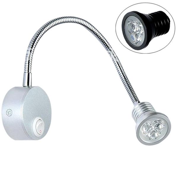 wall lamps led 3w with switch/eu plug silver black ac85-265v bedroom bedside reading light direction adjustable indoor lighting
wall lamps led 3w with switch/eu plug silver black ac85-265v bedroom bedside reading light direction adjustable indoor lighting
