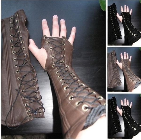 other event & party supplies medieval armor gloves wide cuffs bracers men steampunk warrior gauntlet renaissance knights templar leather lac
other event & party supplies medieval armor gloves wide cuffs bracers men steampunk warrior gauntlet renaissance knights templar leather lac