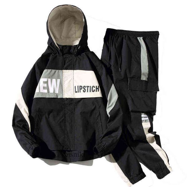 men's tracksuit man two piece set sweatsuit polyester overalls leisure suit hooded jackets and hip hop harlan pants, Gray
men's tracksuit man two piece set sweatsuit polyester overalls leisure suit hooded jackets and hip hop harlan pants, Gray