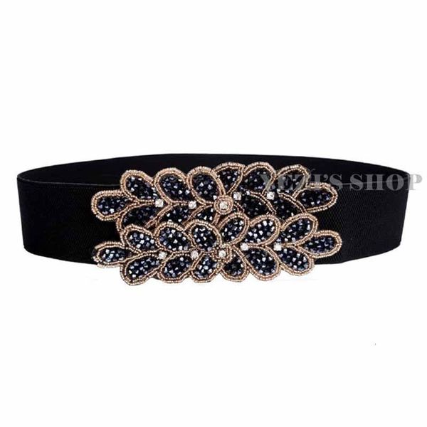 japanese and korean women's elastic belt with string sewing crystal beads, water drill, rice beads, button head and thin belt, Black;brown
japanese and korean women's elastic belt with string sewing crystal beads, water drill, rice beads, button head and thin belt, Black;brown