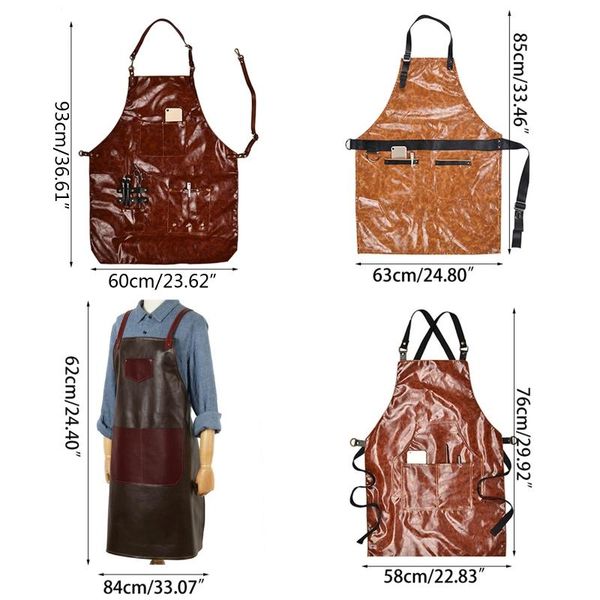 aprons leather pu cook apron barista bartender chef hairdressing catering uniform drop
aprons leather pu cook apron barista bartender chef hairdressing catering uniform drop
